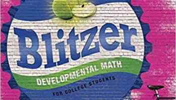 Robert Blitzer's Developmental Mathematics for College Students – eBook PDF