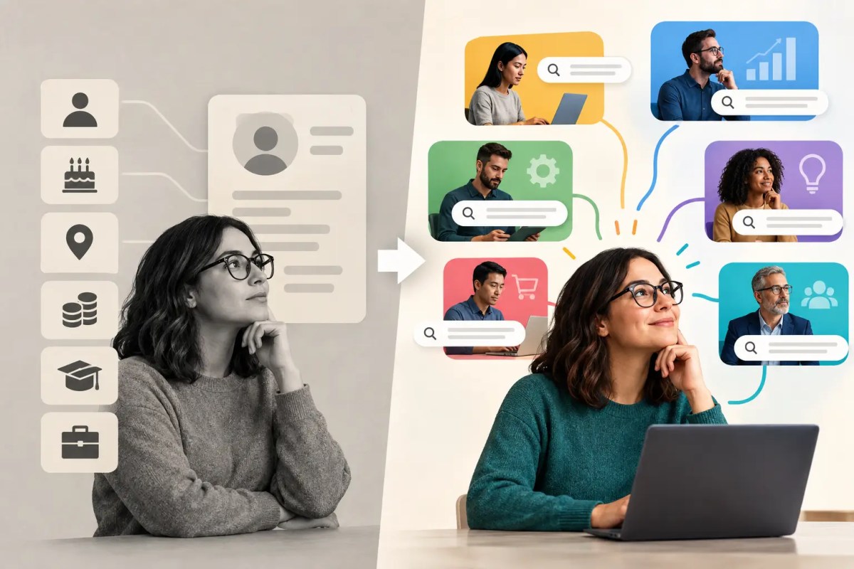 Segmentation from demographics to intent.