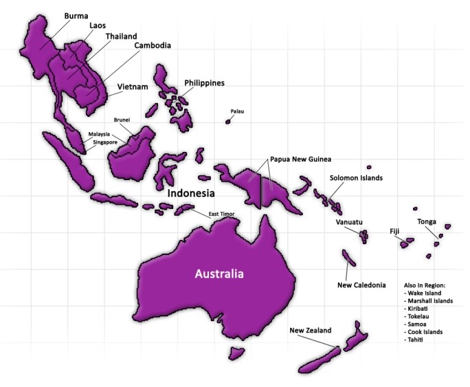 Asia And The South Pacific Political Map Political Map Of Australia Screenshot 6 