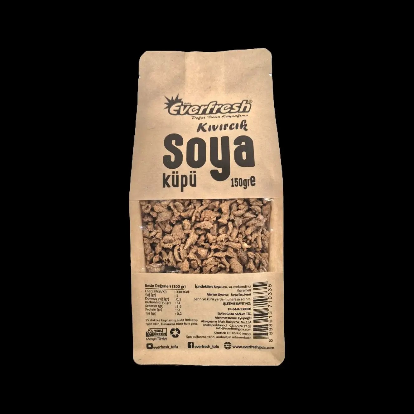 Everfresh Kıvırcık Soya Küpü 150 gr