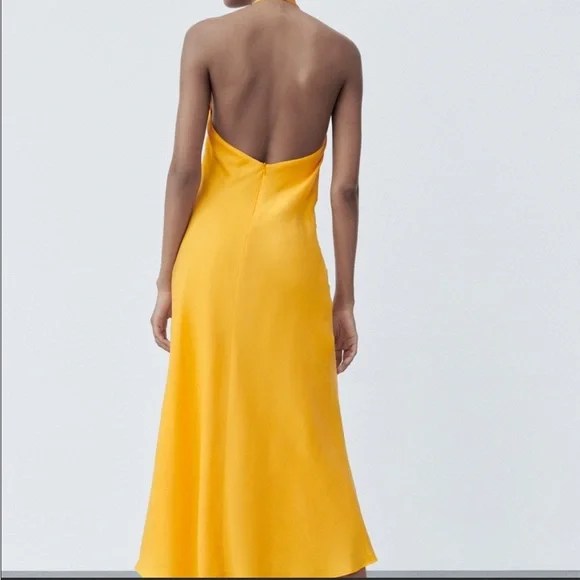 Satin Effect Sleeveless Dress