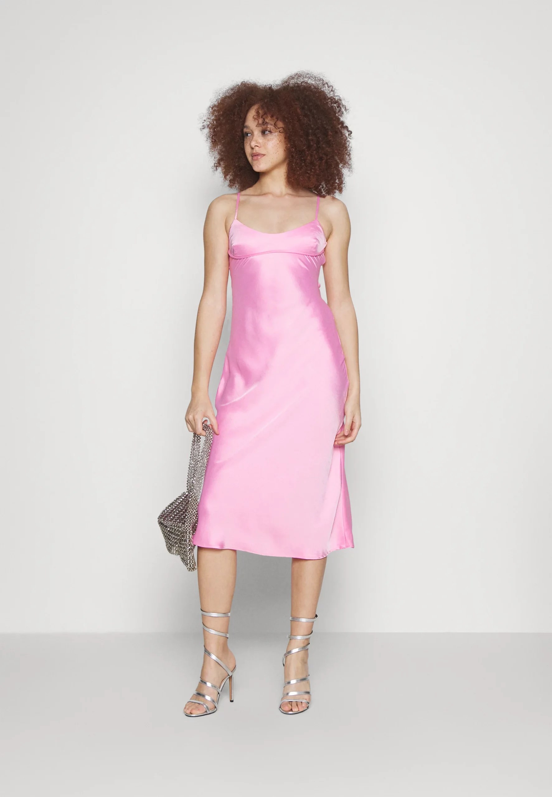 only onlmaya satin slip dress