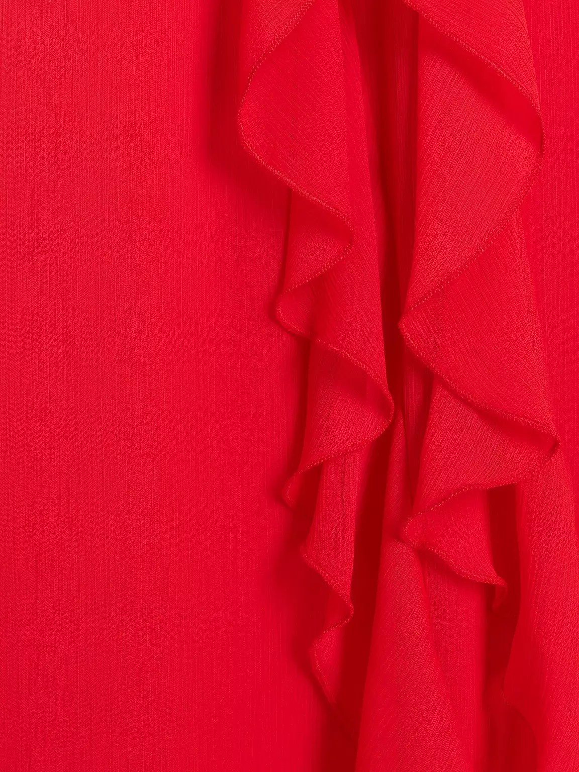 Halterneck Frill Mini Dress