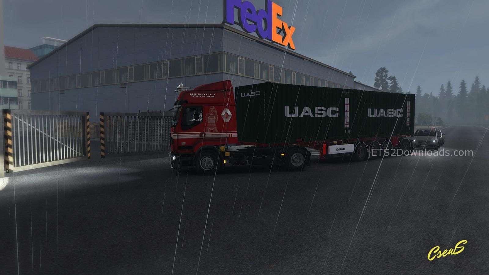 Prefab With Animated Gate v1.9 ETS2 Mods