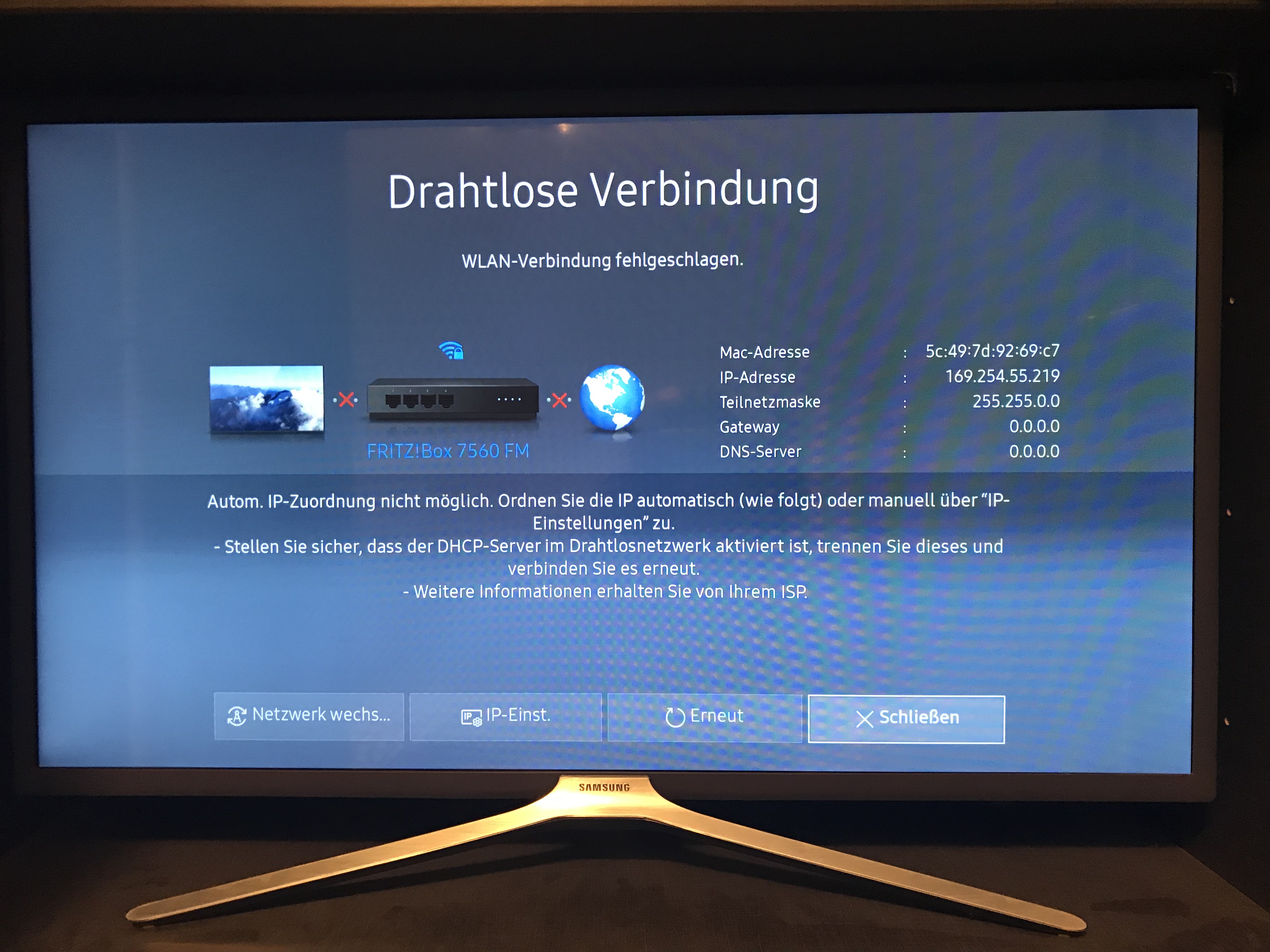 ✓ mehr infos & testergebnisse hier! GelÃ¶st: Fernseher verbindet sich nicht mit dem wlan