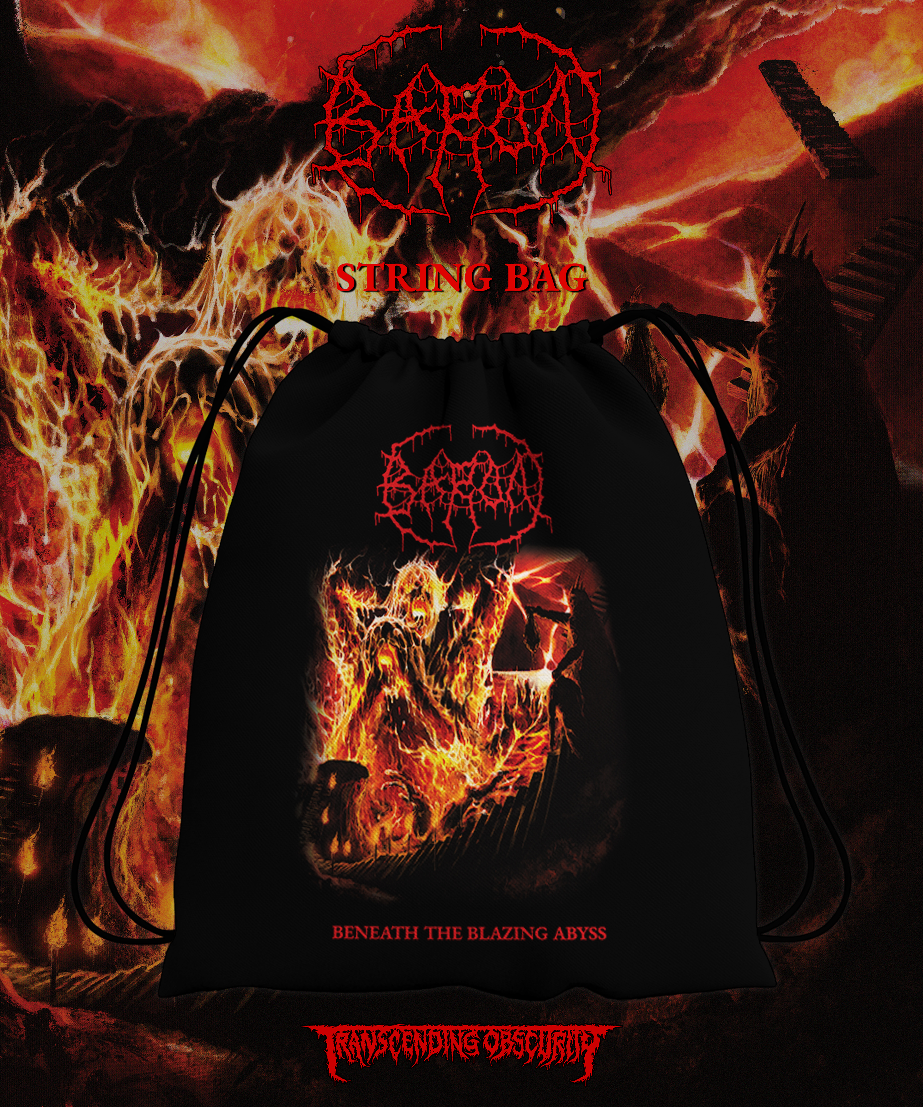 BARON - Beneath the Blazing Abyss String Bag