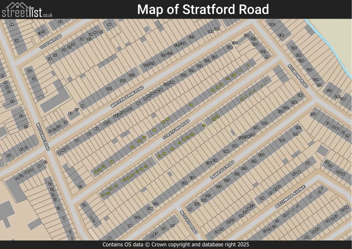 Stratford Road In Greater London.