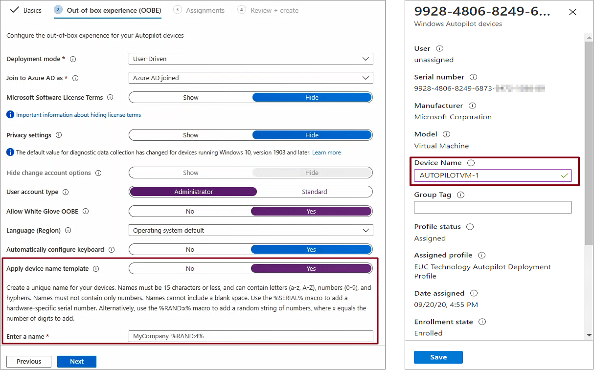 Read more about the article How to set computer name during Windows 10 Autopilot Deployment (User-Driven Azure AD joined Scenario)