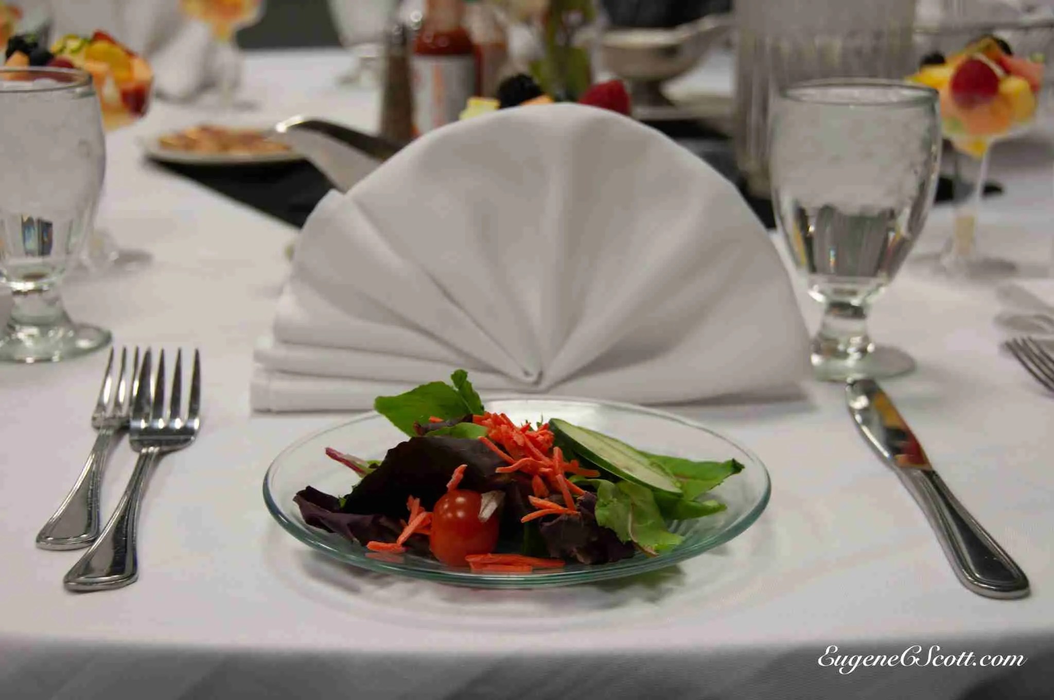 A table set for a feast