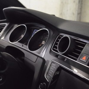 CJM Industries MK7/7.5 GTI & Golf R Single Left Center Vent Gauge Pod 2015+ / 2018015-MK7-S-CV