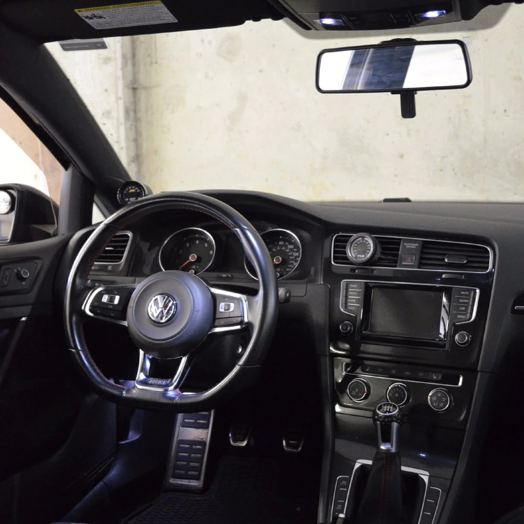 CJM Industries MK7/7.5 GTI & Golf R Single Left Center Vent Gauge Pod 2015+ / 2018015-MK7-S-CV - Image 4