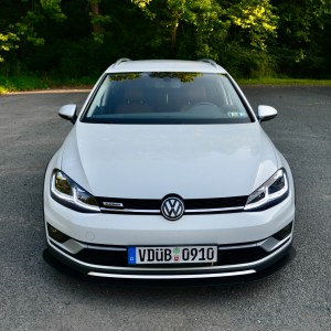 Alternative view of Beri-Backer V2 - MK7 Alltrack Front Splitter / Lip (2018-2019) Bumper Mounted - 2022138-BBMK7ATFS
