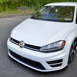 Beri-Backer V2 - MK7 Golf R Front Splitter / Lip (2015-2017) Bumper Mounted - 2021115-BBMK7RFS
