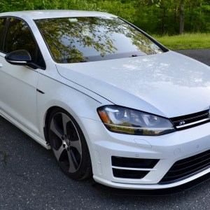 Beri-Backer V2 - MK7 Golf R Front Splitter / Lip (2015-2017) Bumper Mounted - 2021115-BBMK7RFS - Image 4