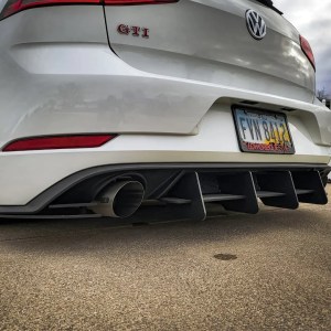 Beri-Backer MK7.5 GTI Rear Diffuser (2018-2021) / 2021110-BBMK7.5GTID-1 - Image 2