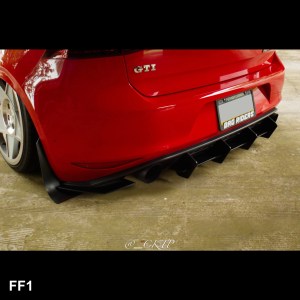 Beri-Backer MK7 GTI Rear Diffuser (2015-2017) / 2021110-BBMK7GTID-1 - Image 5