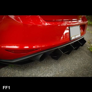 Beri-Backer MK7 GTI Rear Diffuser (2015-2017) / 2021110-BBMK7GTID-1 - Image 6