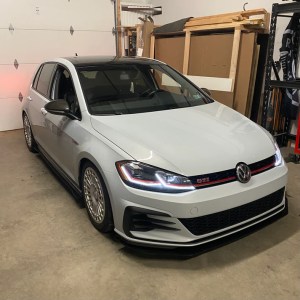 Beri-Backer V2 - MK7.5 GTI Front Splitter / Lip (2018-2021) Bumper Mounted - 2021115-BBMK7.5GTIFS - Image 3