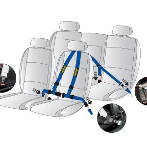 Schroth QuickFit VW Audi CLIP-IN/OUT RALLYE 4 ASM HARNESS RIGHT SIDE **SPECIAL ORDER** - 99-850-16660 - Image 3