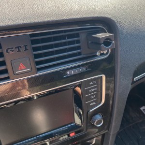 CJM Industries MK7/7.5 GTI & Golf R Right Center Vent Accessport Mount (2015-2020) - Image 4