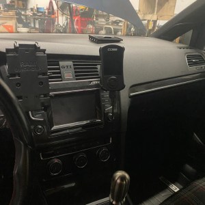 CJM Industries MK7/7.5 GTI & Golf R Right Center Vent Accessport Mount (2015-2020) - Image 5