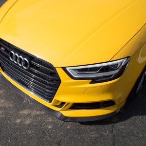 PURE Carbon Fiber Front Lip Splitter / Spoiler For Audi S3 8V (Facelift) - Image 5