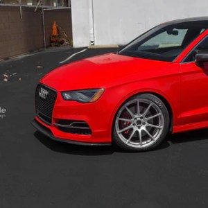 PURE Carbon Fiber Front Lip Splitter / Spoiler For Audi A3 / S3 8V (Pre-Facelift) - Image 3