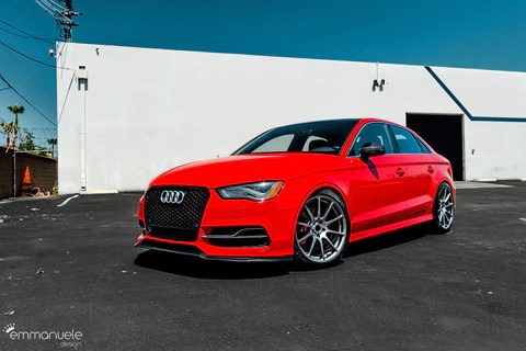 PURE Carbon Fiber Front Lip Splitter / Spoiler For Audi A3 / S3 8V (Pre-Facelift) - Image 4