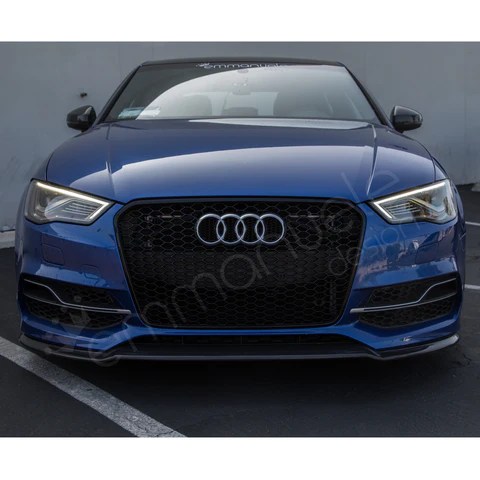 PURE Carbon Fiber Front Lip Splitter / Spoiler For Audi A3 / S3 8V (Pre-Facelift) - Image 7