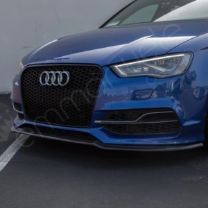 PURE Carbon Fiber Front Lip Splitter / Spoiler For Audi A3 / S3 8V (Pre-Facelift) - Image 8