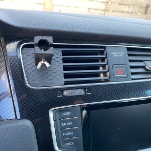 Alternative view of CJM Industries MK7/7.5 GTI & Golf R Center Vent Accessport Mount (2015-2020) / 2021059-MK7-CCV