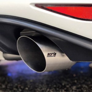 Alternative view of BORLA Cat-Back Exhaust - S-Type - Brushed Stainless Tips For Volkswagen GTI MK7 / 140750SB
