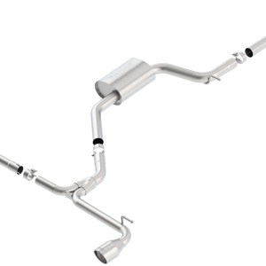 BORLA Cat-Back Exhaust - S-Type - Polished Stainless Tips For Volkswagen MK7 GTI / 140597