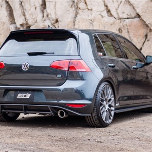 Alternative view of BORLA Cat-Back Exhaust - S-Type - Polished Stainless Tips For Volkswagen MK7 GTI / 140597
