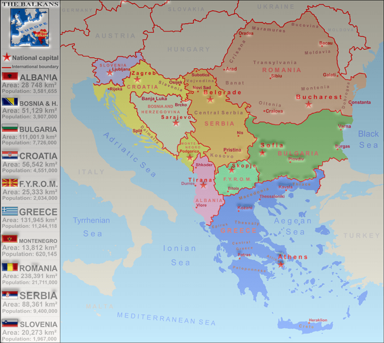 Balkan Countries Map European Dialogue Balkan Countries Map 