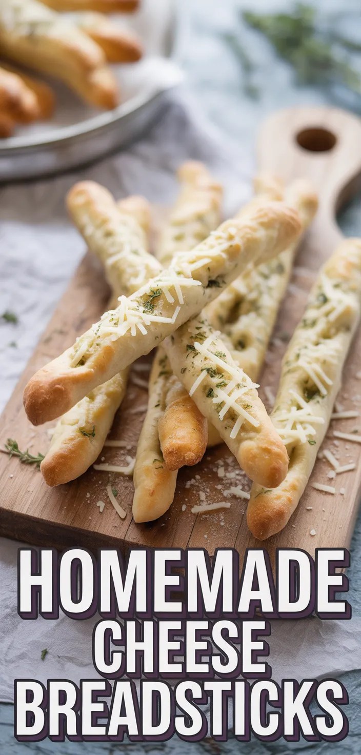 Homemade Cheese Breadsticks Recipe