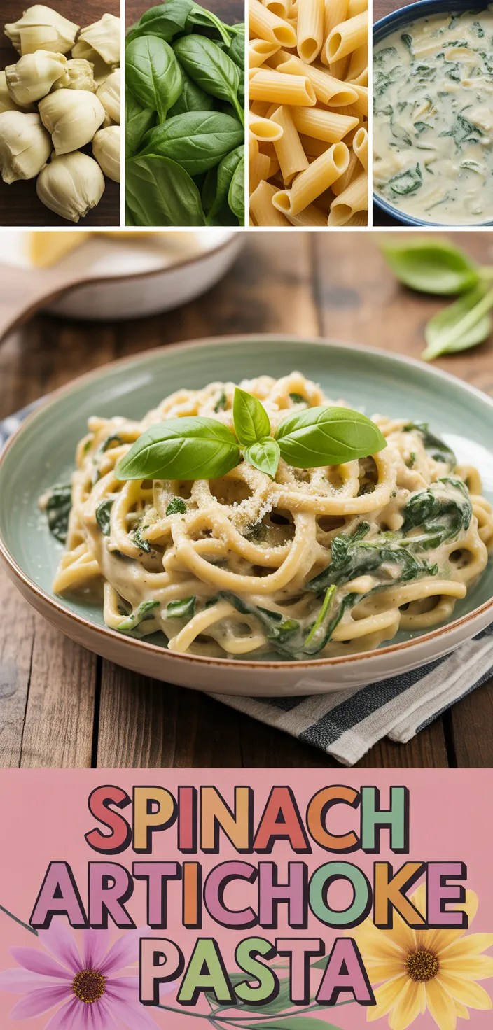 Spinach Artichoke Pasta Recipe