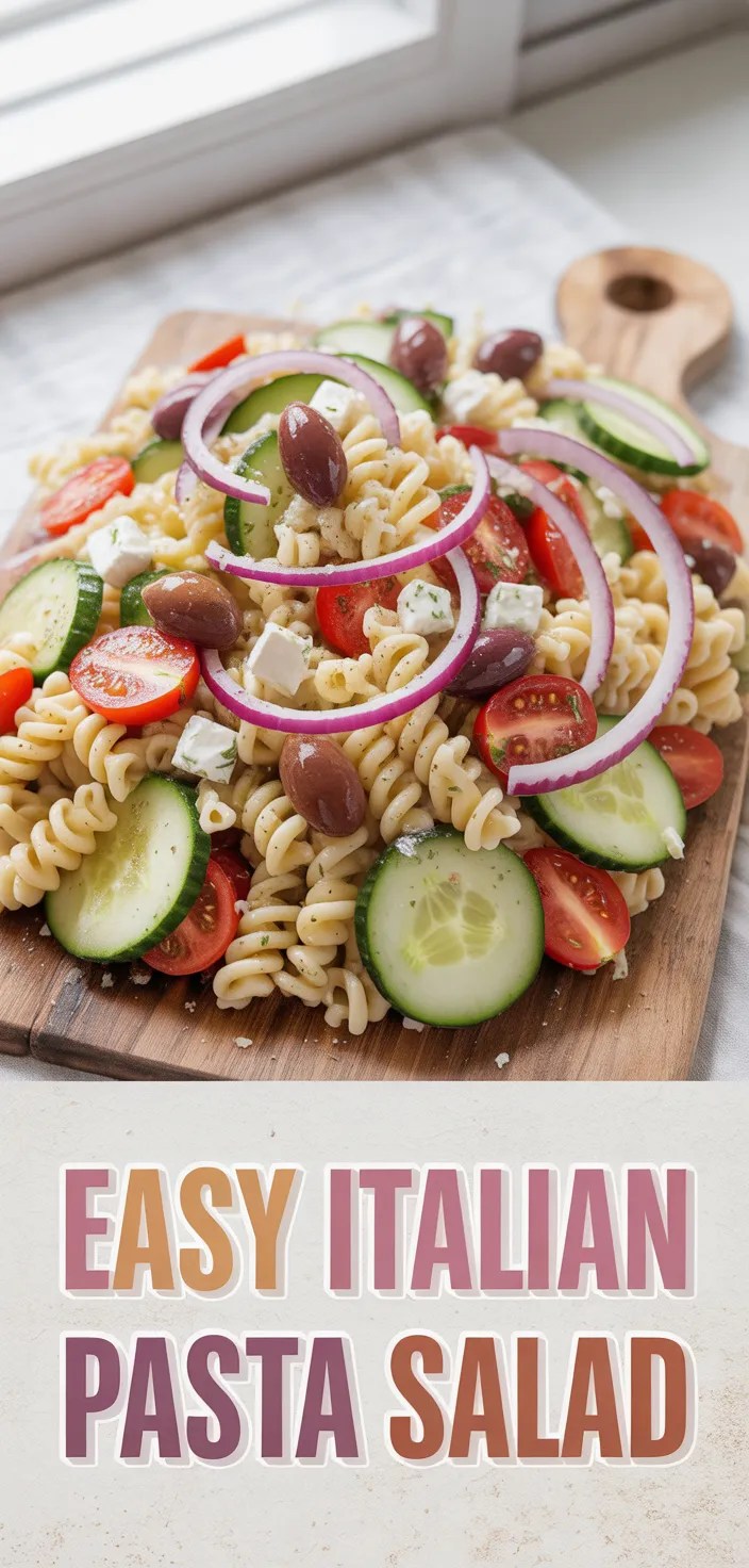 Easy Italian Pasta Salad Recipe