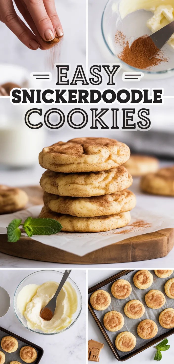 Easy Snickerdoodle Cookies Recipe