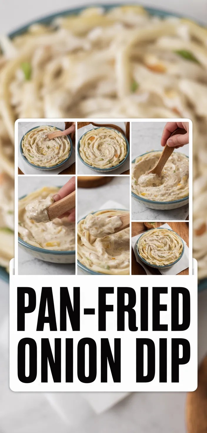 Easy Pan Fried Onion Dip Recipe