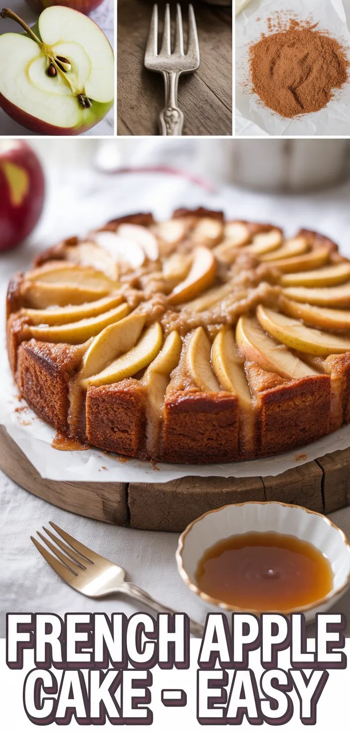 French Apple Cake - Easy Recipe