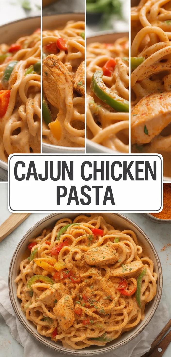 Instant Pot Creamy Cajun Chicken Pasta Recipe