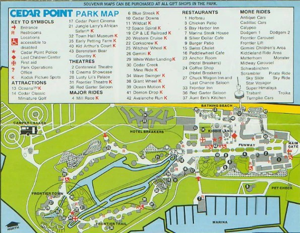 Cedar Point Map And Brochure 2024 1961 Net Cedar Point Map 1985.webp
