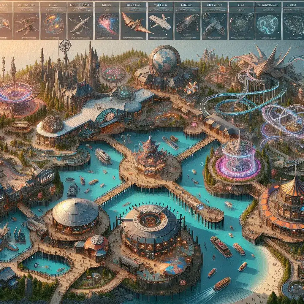 Theme Park Map Maker Build A Theme Park That Thrillseekers Will Wait - Sunset Designs - Gorgeous Mobile Collection