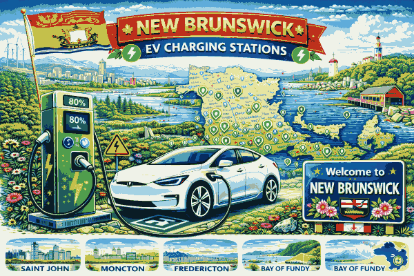 Electric Vehicle Charging Stations Near Me In Canada EV Charging New Brunswick 