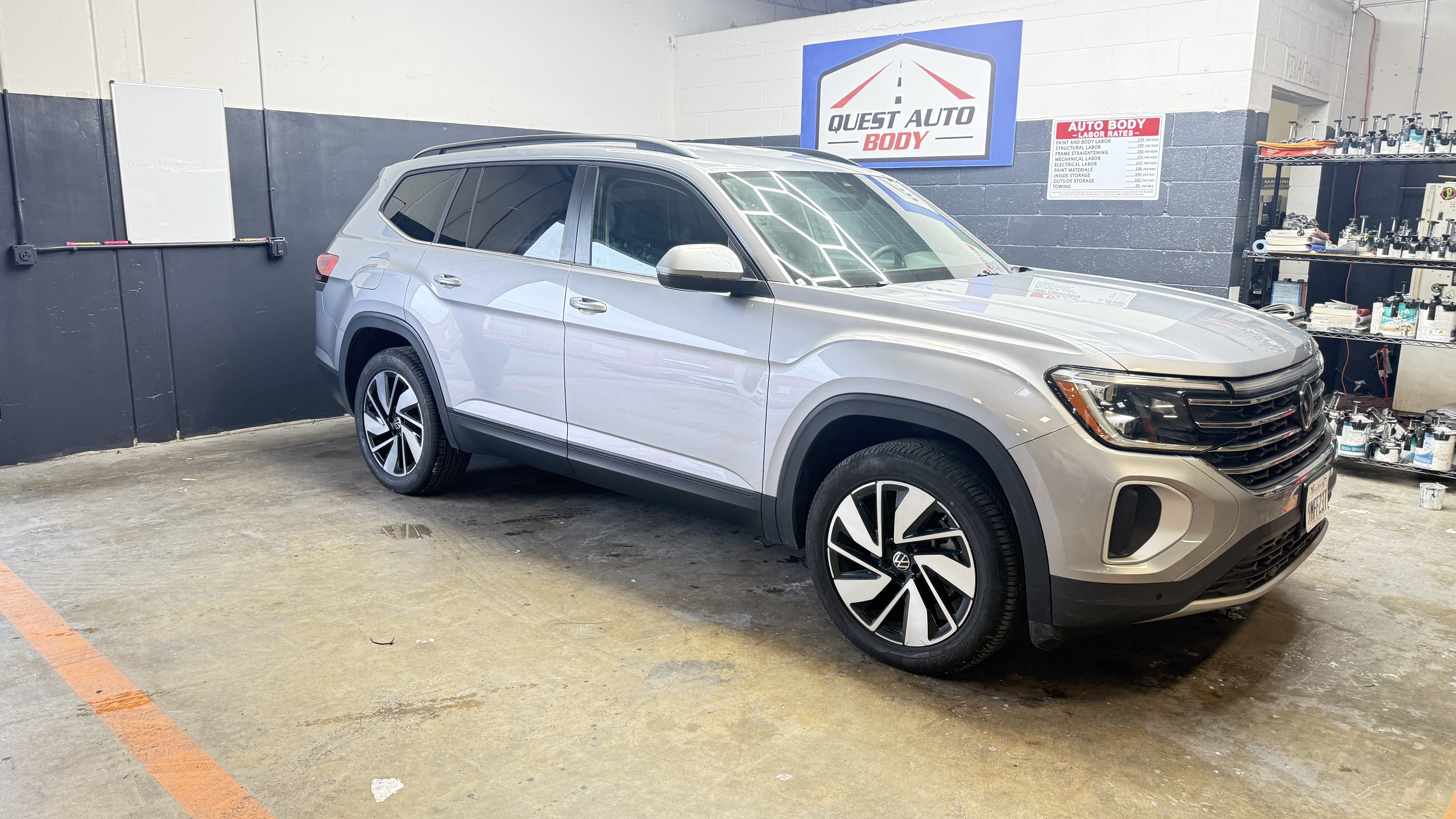 Professional auto body repair