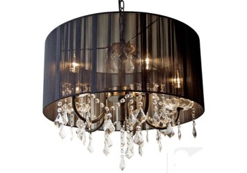 chandelier shade string lighting silver interior 2008 eva crystal