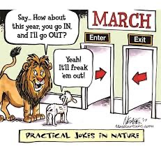 Comes in like a lion