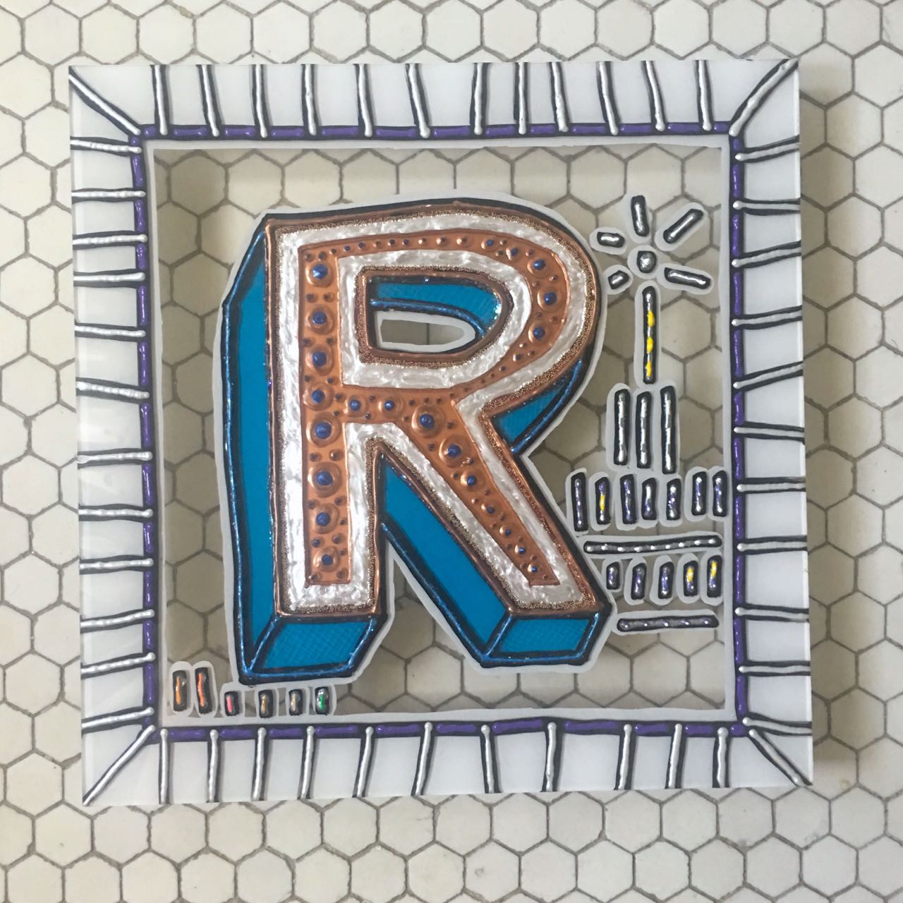 Squares - R - Letter
