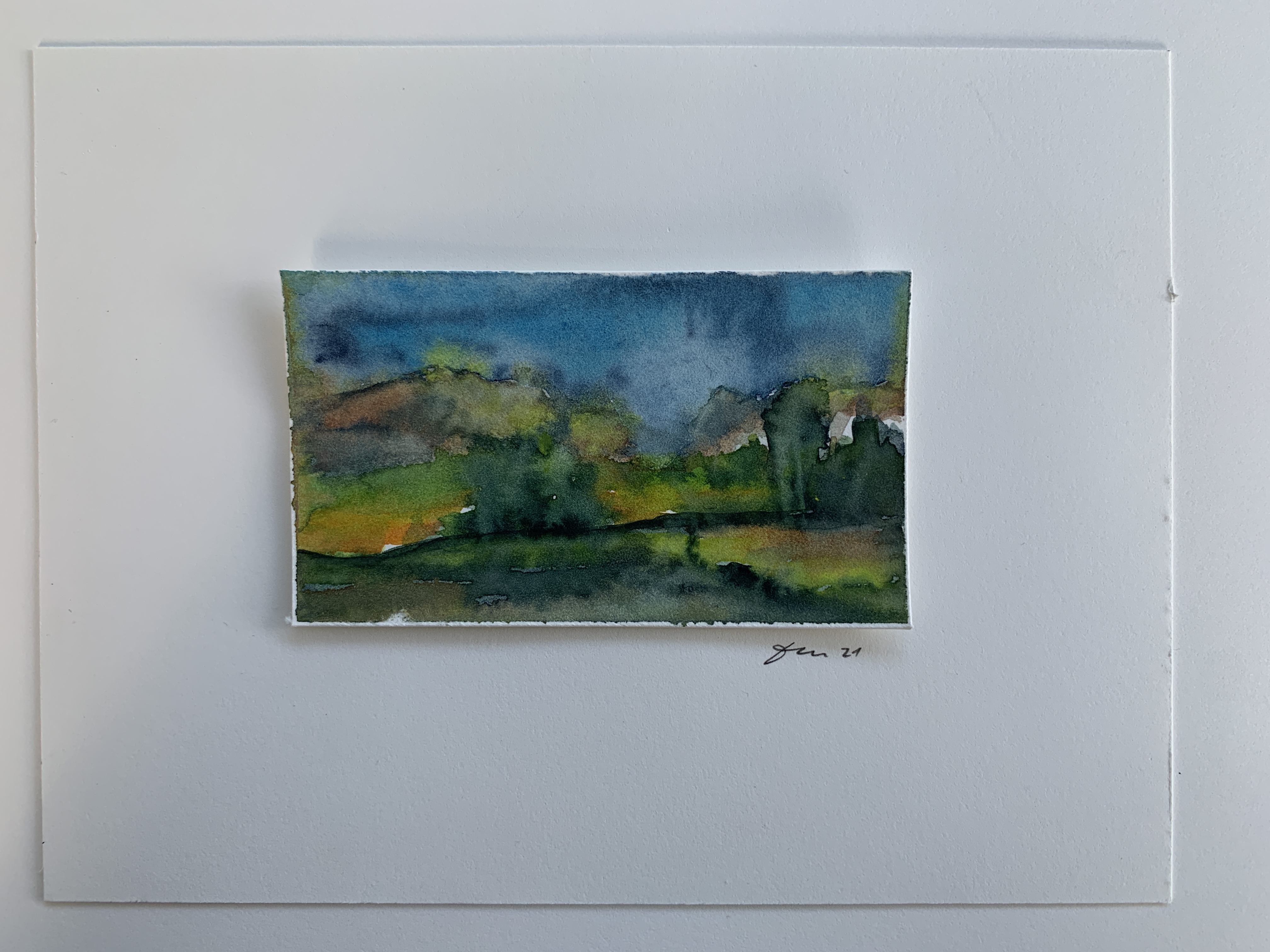 Aquarell "Provence 3"